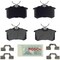 Bosch Blue Disc Brak Disc Brake Pads, Be340H BE340H - alternate 1